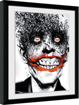 Framed Poster Batman Comic - Joker