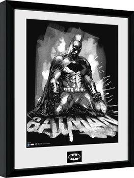 Framed Poster Batman Comic - Paint