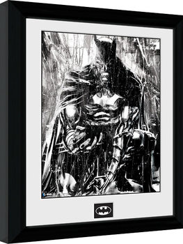 Framed Poster Batman Comic - Rain