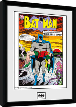 Poster emoldurado Batman Comic - Robin Dies At Dawn