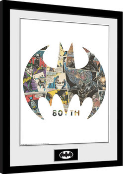Framed Poster Batman - Comic Symbol