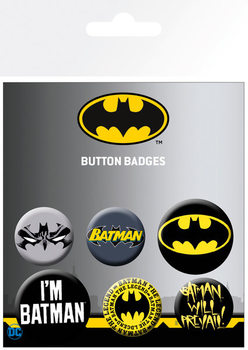 Σετ κονκάρδες Batman - Comics