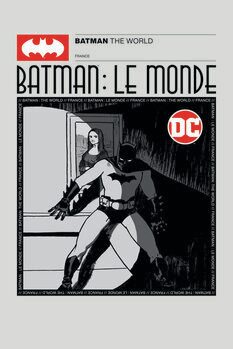 Sticker Batman - Le Monde France Cover
