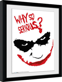 Uokvirjen plakat Batman: Temný rytier - Smile