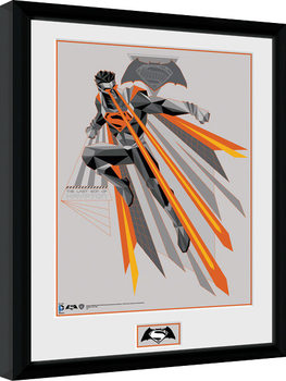 Framed Poster Batman Vs Superman - Eyes