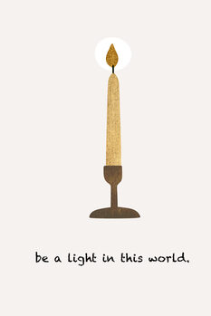 Принти на полотні Be A Light