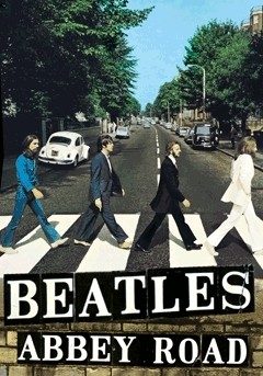 3D Αφίσα BEATLES - abbey road 3D