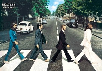Beatles - abbey road - плакат (poster)