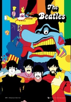 Beatles - yellow submarine - плакат (poster)