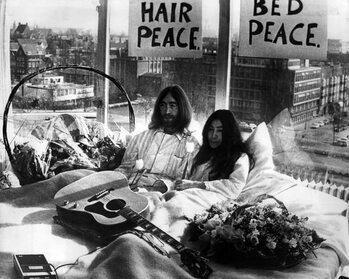 Sticker Bed-In for Peace by Yoko Ono and John Lennon, 1969