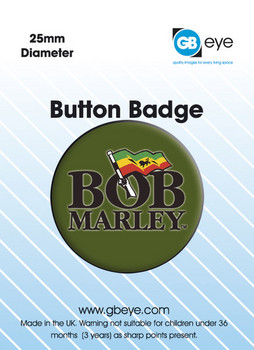 Bedž BOB MARLEY - logo