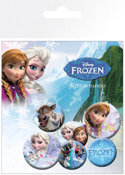 Set bedževa La Reine des neiges - mix