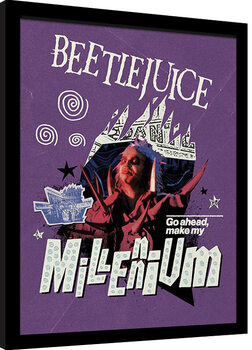 Framed poster Beetlejuice - Make My Millenium