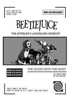 Принти на полотні Beetlejuice - The Ghost