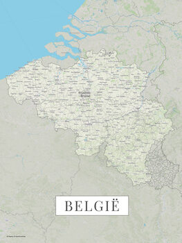 Принти на полотні Belgie color