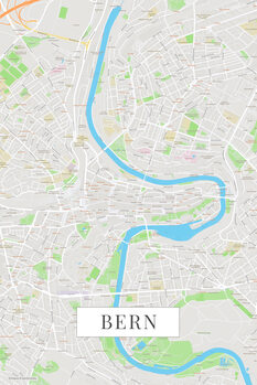 Canvas Print Bern color