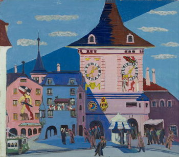 Принти на полотні Bern with Belltower, 1935