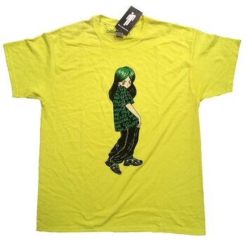 T-paita Billie Eilish - Anime Billie
