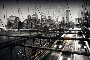 Γυάλινη τέχνη Black and White Bridge