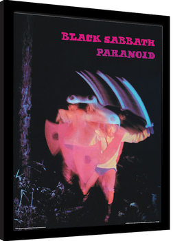 Uokvireni poster Black Sabbath - Paranoid