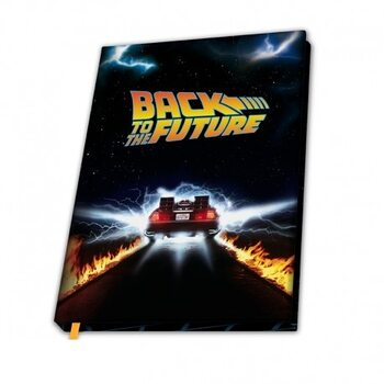Bloco de notas Back To The Future - DeLorean