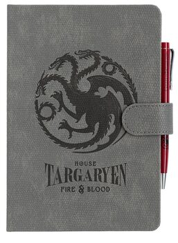 Bloco de notas Game of Thrones - House Targaryen