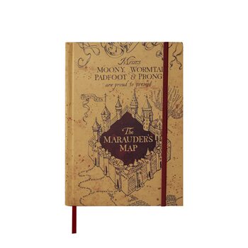 Caderno Harry Potter - Marauder's Map