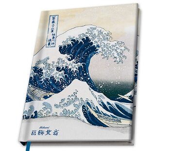 Bloco de notas Hokusai - Great Wave