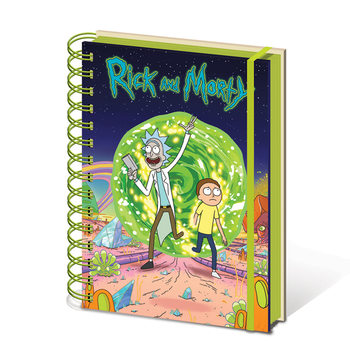 Bloco de notas Rick and Morty - Portal