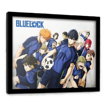 Kehystetty juliste Blue Lock