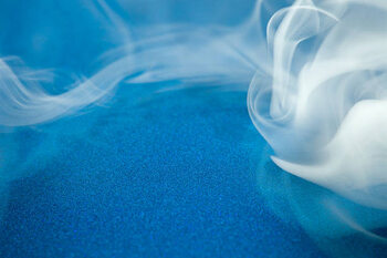 Αυτοκόλλητο Blue Metallic Background with White Smoke