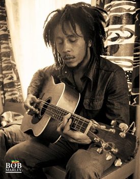 Πλαισιωμένη αφίσα Bob Marley - Sitting