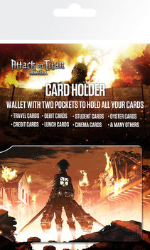 Bolsa para cartões Attack on Titan (Shingeki no kyojin) - Key Art
