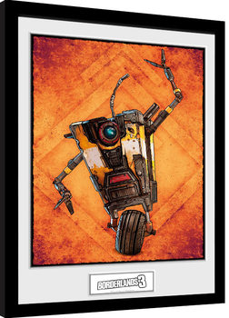 Framed poster Borderlands 3 - Claptrap