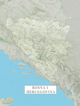 Naljepnica Bosnia i Hercegovina color