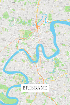 Принти на полотні Brisbane color