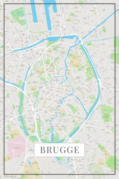 Принти на полотні Brugge color