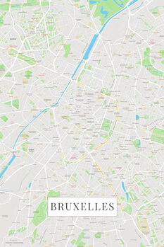 Принти на полотні Bruxelles color