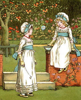 Принти на полотні 'Bubbles'  by Kate Greenaway.