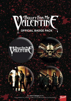Σετ κονκάρδες BULLET FOR MY VALENTINE 1