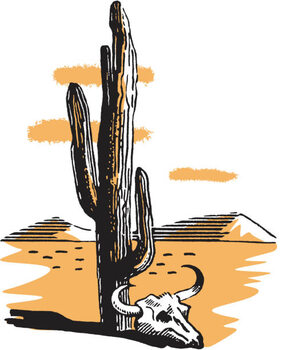 Αυτοκόλλητο Cactus