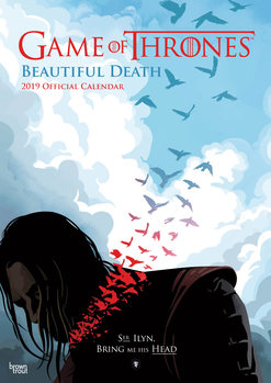 Calendário 2019 Game Of Thrones - Beautiful Death 2019 A3 Poster + Envelope