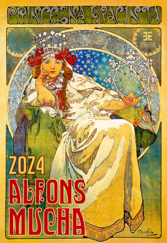 Calendário 2024 Alfons Mucha