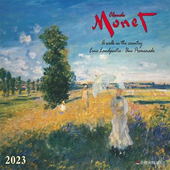 Calendário 2023 Claude Monet - A Walk in the Country