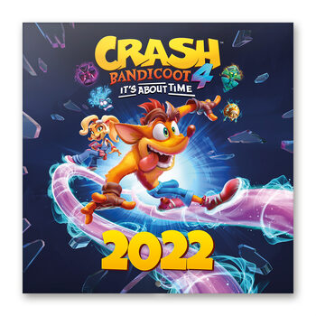 Calendário 2022 Crash Bandicoot 4 - It‘s about Time