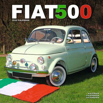 Calendário 2026 Fiat 500