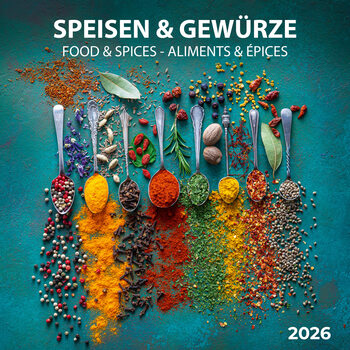 Calendário 2026 Food & Spices