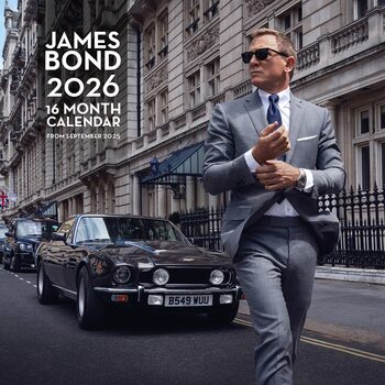 Calendário 2026 James Bond - Cars