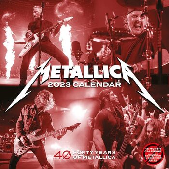 Calendário 2023 Metallica - Square