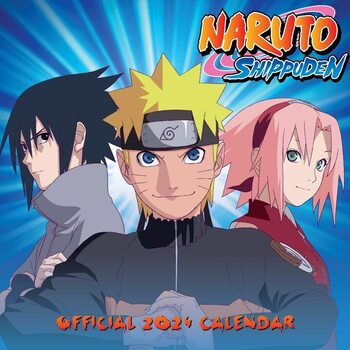Calendário 2024 Naruto Shippuden